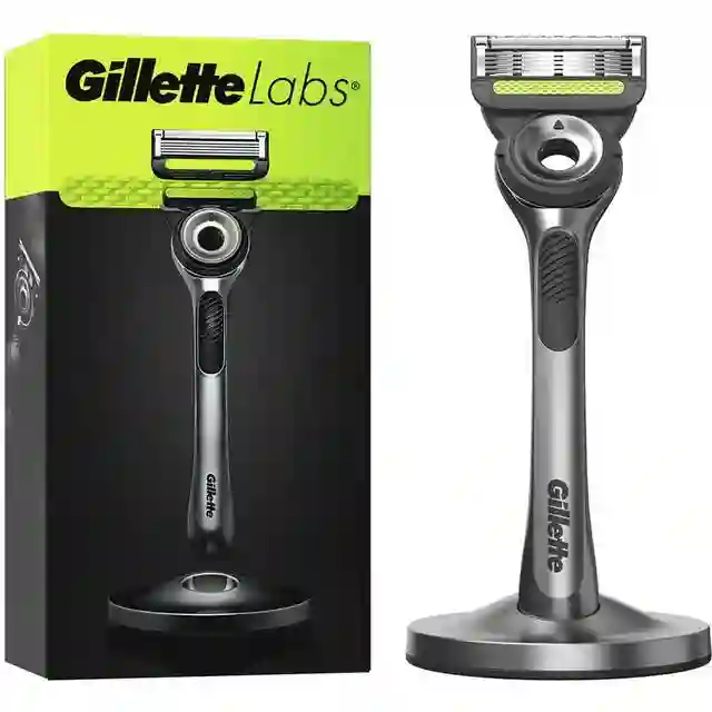 Gillette Labs Razor with Exfoliating Bar & Stand Barberskraber