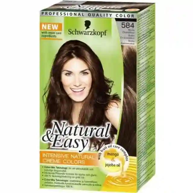 Schwarzkopf Natural & Easy #584 Mocka Chokladbrun Permanente hårfarver